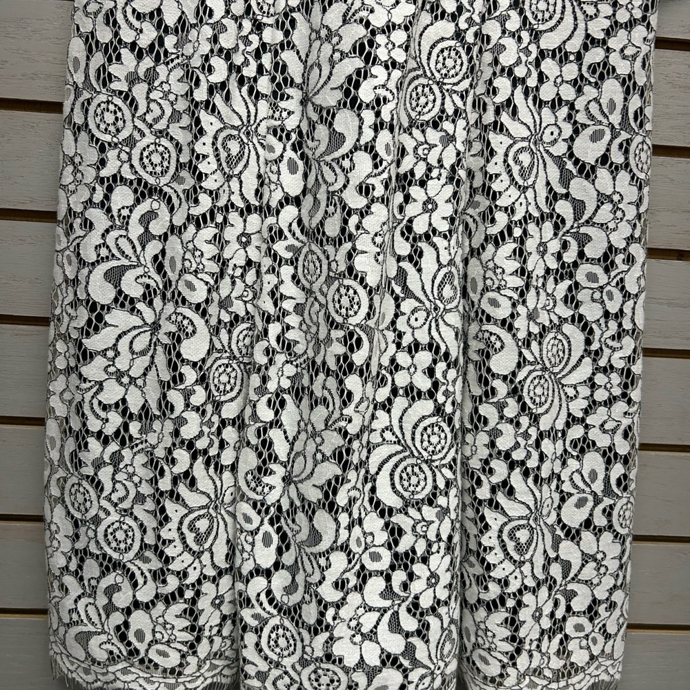 Jessica Simpson Black and White Lace Dress - Picture 7 of 11